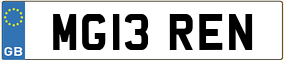 Truck License Plate